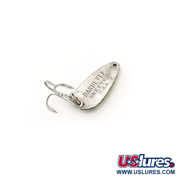 Ondulante Eppinger Dardevle Skeeter, Frog/Nickel, 2g, Vintage, #11719