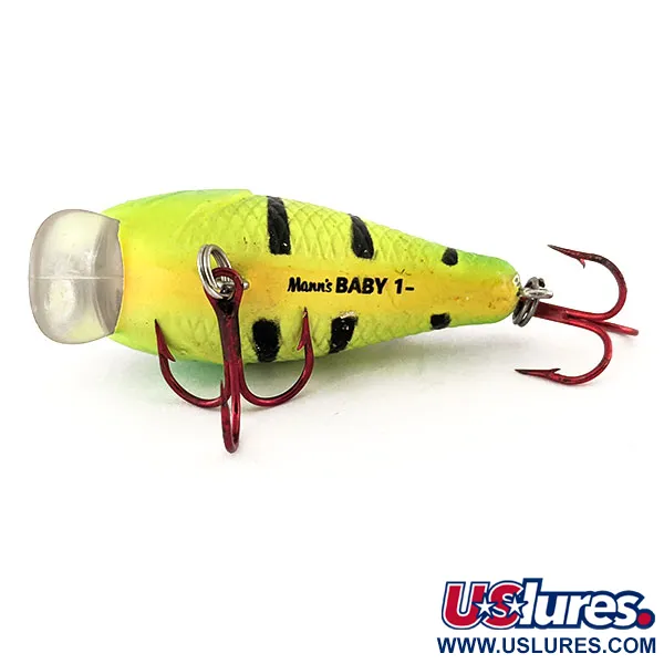 Mann's Baby 1- Crankbait, Fire Tiger, 7g, Paletta Quadrata, #11738