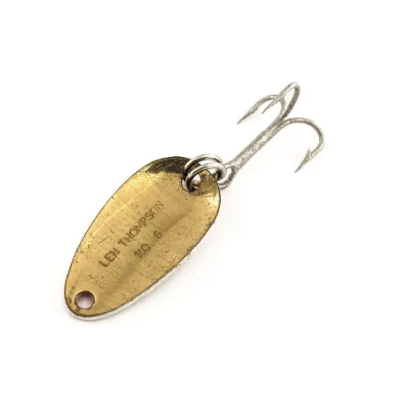 Len Thompson #6 Ondulante, Rosso / Bianco / Ottone, 3.5g, Retro, #11754