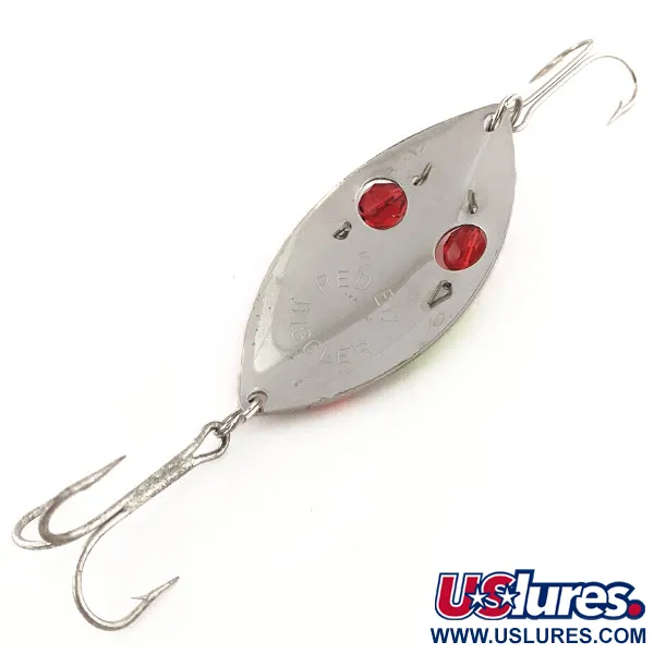 Eppinger Red Eye Wiggler Ondulante, Nichel/Arancio/Verde, 25g, #11755