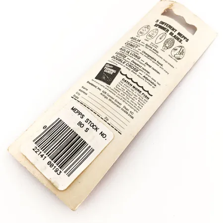 Mepps Aglia 0 Cucchiaino, Argento, 2.5g, Tubicino Rosso, #11761