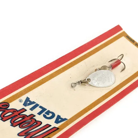 Mepps Aglia 0 Cucchiaino, Argento, 2.5g, Tubicino Rosso, #11761