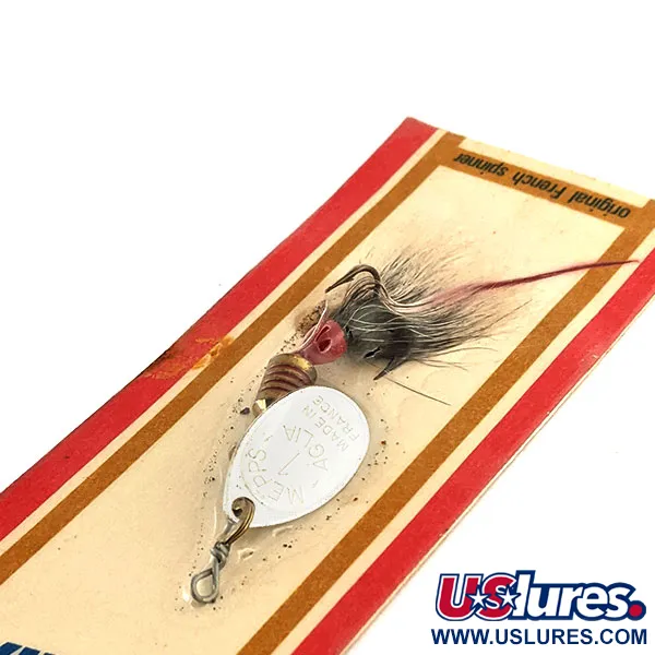 Mepps Aglia 1 dressed (squirrel tail) Rotante, Argento, 3.5g, #11774
