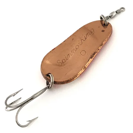 Pecos River Spinno-King 0 Ondulante, Rosso / Bianco / Rame, 14g, #11779