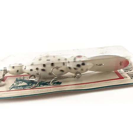 Kmart Kresge #381 Esca, Bianco / Nero, 14g, Paletta Metallo, #11780