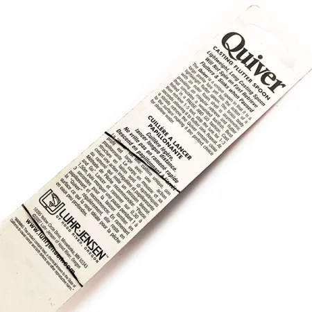 Luhr Jensen Quiver Ondulante, Grigio/Arancio, 39g, asimmetrico, #11781