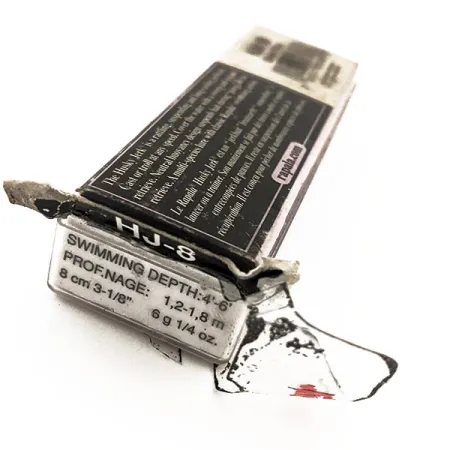 Rapala Husky Jerk 8 Minnow, Silver Blue, 6g, suspending, #11789