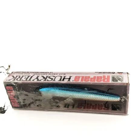 Rapala Husky Jerk 8 Minnow, Silver Blue, 6g, suspending, #11789
