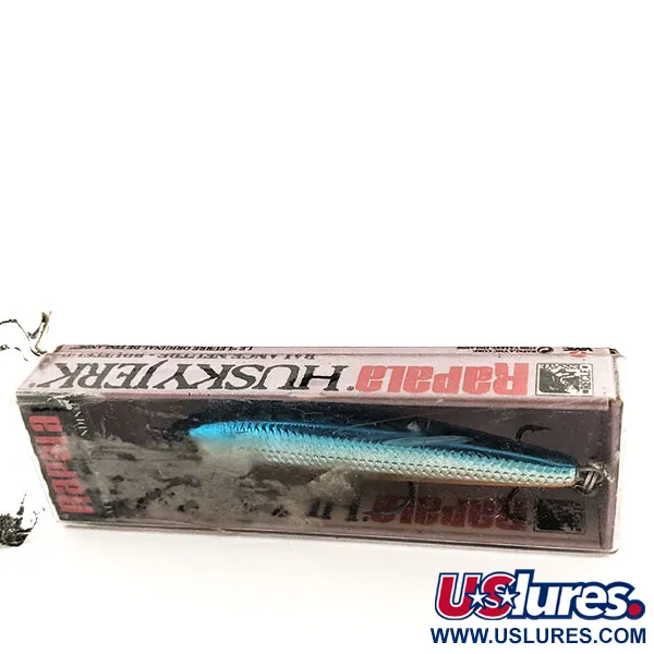 Rapala Husky Jerk 8 Minnow, Silver Blue, 6g, suspending, #11789