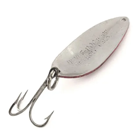 Dardevle Devle Dog 5400 Ondulante, Rosso / Bianco / Nichel, 14g, #11797