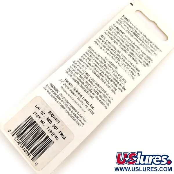 Thomas Buoyant Ondulante, Frog, 4.7g, Trota/Salmone, #T101FRG