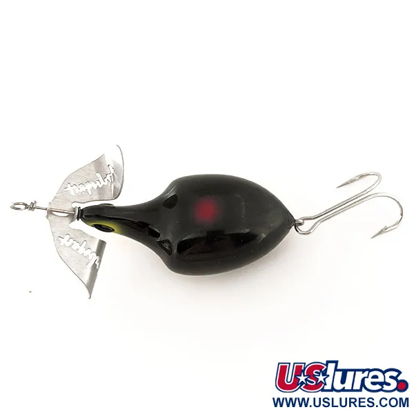 Fred Arbogast Buzz Plug Esca Topwater, Nero, 28g, Elica, #11839