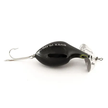 Fred Arbogast Buzz Plug Esca Topwater, Nero, 28g, Elica, #11839