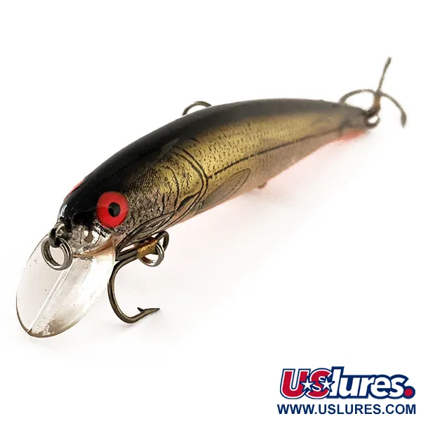 Bomber Long A15A Jerkbait, Oro-Nero, 14g, Suspending, #11840