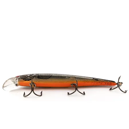 Bomber Long A15A Jerkbait, Oro-Nero, 14g, Suspending, #11840