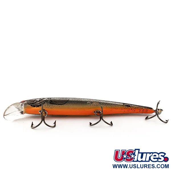 Bomber Long A15A Jerkbait, Oro-Nero, 14g, Suspending, #11840