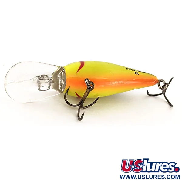 Bomber B04A UV Crankbait, Chartreuse Nido d'ape, 8g, UV Glow, #11853