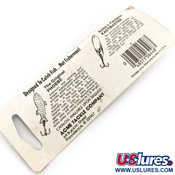 Acme Fiord Spoon Ondulante, Nichel/Blu, 11g, Vintage, #11879