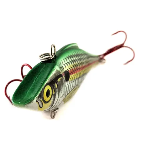 Rapala Rattl'n RAP 08 Lipless Crankbait, Verde/Argento, 20g, Rattling, #11880