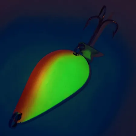 Acme K.O. Wobbler Cucchiaino, Giallo/Rosso/Nickel, 21g, Sonic Tail, #11887