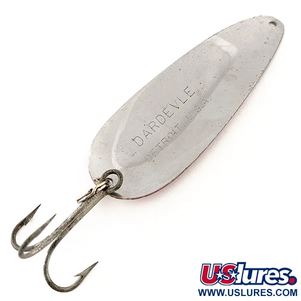 Eppinger Dardevle, 28g Rosso / Bianco / Nickel, Ondulante #11901