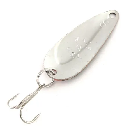 Ondulante Worth Chippewa Steel Spoon, Rosso/Nero/Nickel, 6g, #11925