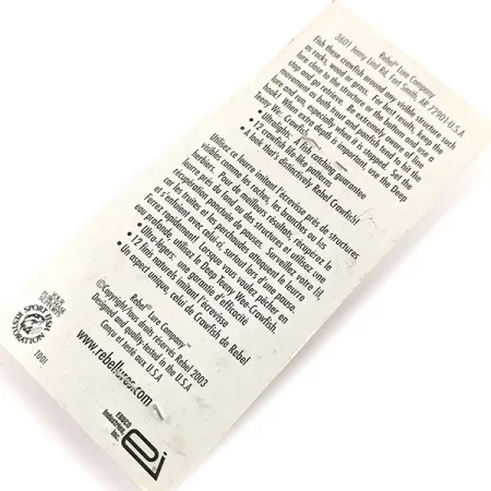 Rebel Crawfish Crankbait, Oliva-marrone, 2.5g, Floating, #11934