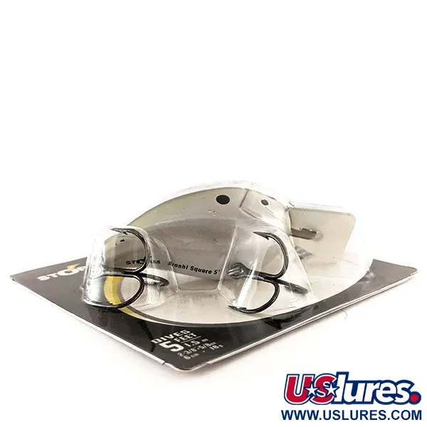 Storm Arashi Silent Square 5 Crankbait, Blu/Argento, 18g, Silent, #11951