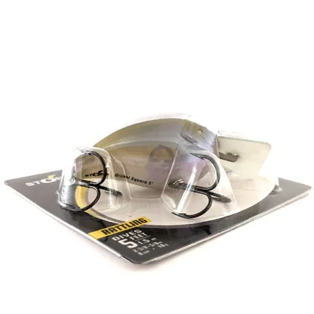 Storm Arashi Rattling Square 5 Crankbait, Ghost, 18g, Self-Tuning, #11953