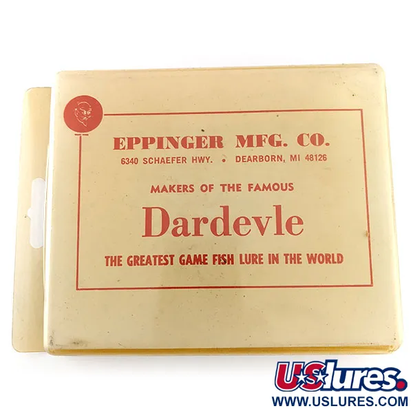 Eppinger Dardevle Kit Set ondulanti, Rosso-Bianco/Giallo, #11955