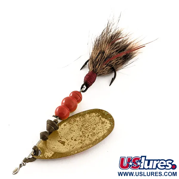 Mepps Aglia 4 dressed (squirrel tail) Rotante, Ottone, 10g, #11964