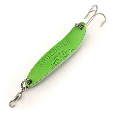 Luhr Jensen Krocodile Die #3 UV Ondulante, Verde, 10g, UV, #11967