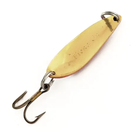 Acme Fiord Spoon Jr Ondulante, Rosso/Bianco/Oro, 3,4g, USA, #11975