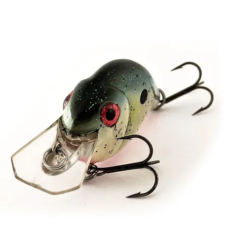 Norman Thin N Crankbait, Olive-Blue, 12g, Rattling interno, #11986