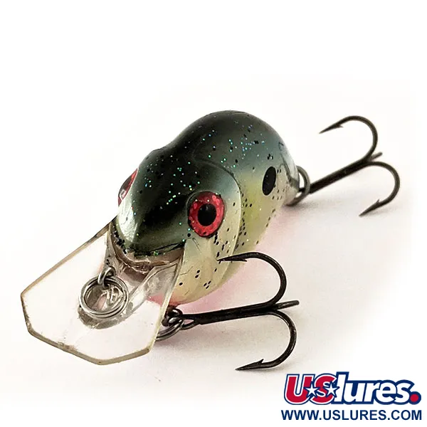 Norman Thin N Crankbait, Olive-Blue, 12g, Rattling interno, #11986