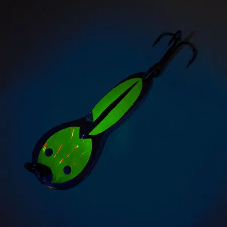 Acme Dazzler #2 UV Ondulante, Nichel / Oro, 7g, effetto UV, #12000