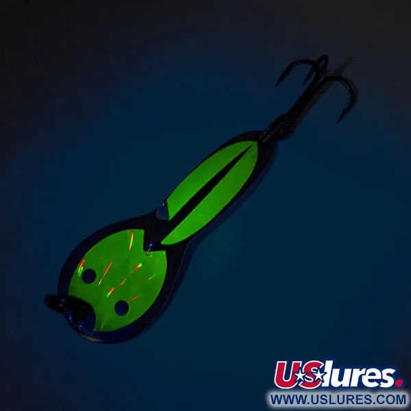 Acme Dazzler #2 UV Ondulante, Nichel / Oro, 7g, effetto UV, #12000