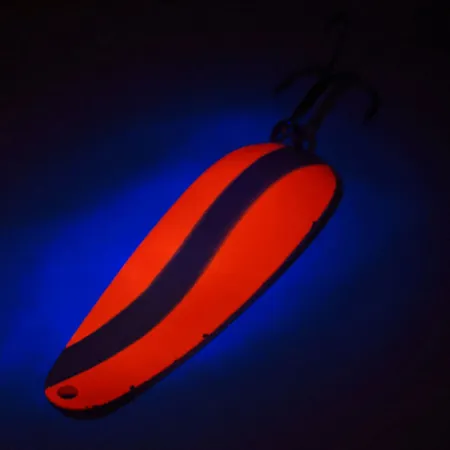 Worth Chippewa Steel Spoon UV Ondulante, Rosso/Crema, 35g, UV, #12128