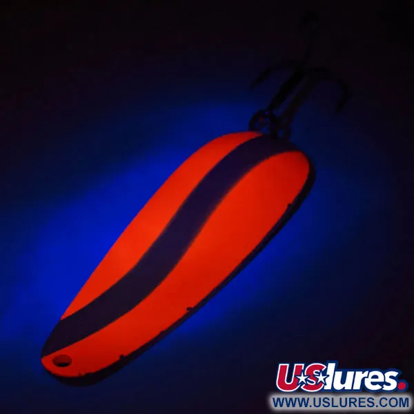 Worth Chippewa Steel Spoon UV Ondulante, Rosso/Crema, 35g, UV, #12128