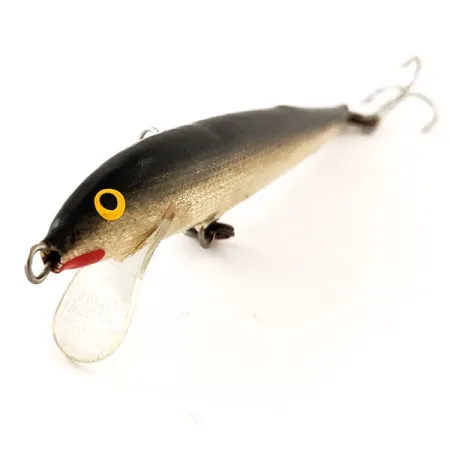 Rapala Original Floater F9 Artificiale, S (Argento), 4g, Balsa, #12031