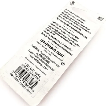 Luhr Jensen Needlefish 2 Ondulante traina, Metallic Perch, 3g, #12058