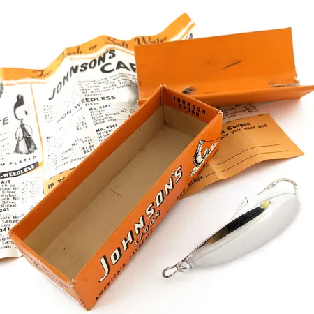 Weedless Johnson Silver Minnow Ondulante, Argento argentato, 12g, #12059