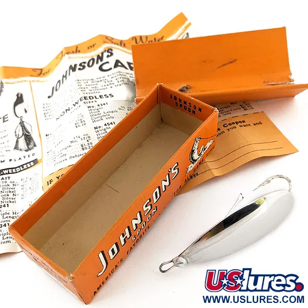 Weedless Johnson Silver Minnow Ondulante, Argento argentato, 12g, #12059