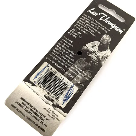 Len Thompson Original #00 Ondulante, Rosso / Bianco, 14g, Azione, #12062