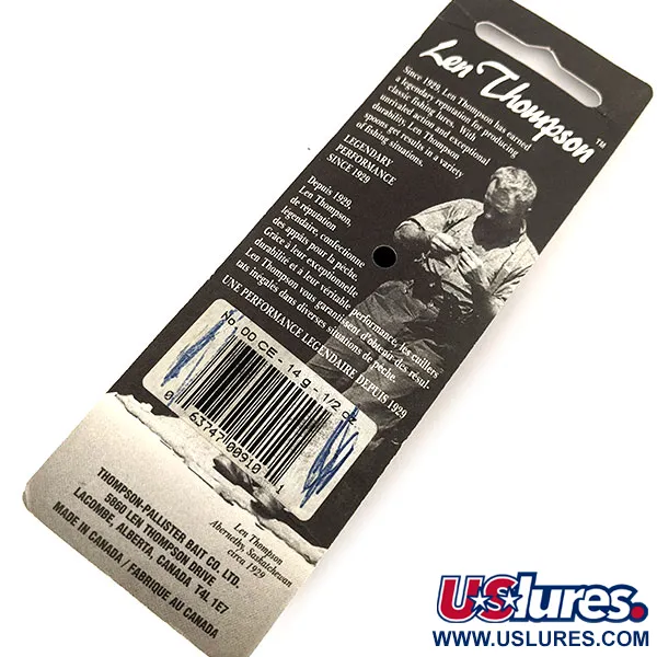 Len Thompson Original #00 Ondulante, Rosso / Bianco, 14g, Azione, #12062