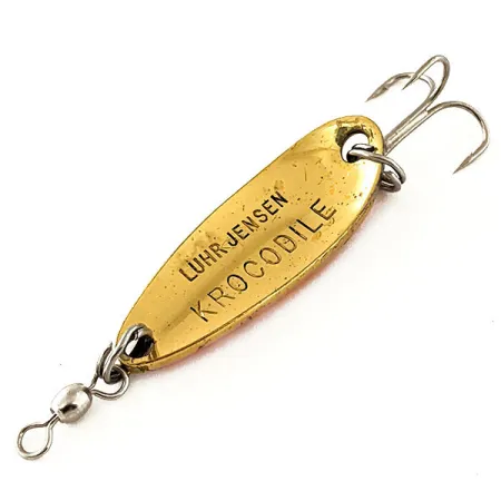 Luhr Jensen Krocodile UV Ondulante, Gold/Orange, 9g, UV-Glow, #12076