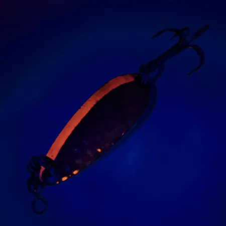 Luhr Jensen Krocodile UV Ondulante, Gold/Orange, 9g, UV-Glow, #12076