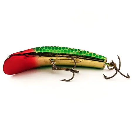Yakima Bait Flatfish U20 Esca da traina, Verde Oro Rosso, 9g, #12108