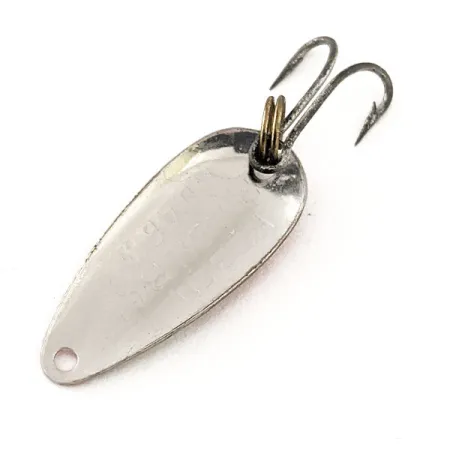 Nebco FlashBait 466 UV Ondulante, Nichel martellato / Rosso, 1g, #12115