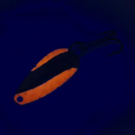 Nebco FlashBait 466 UV Ondulante, Nichel martellato / Rosso, 1g, #12115